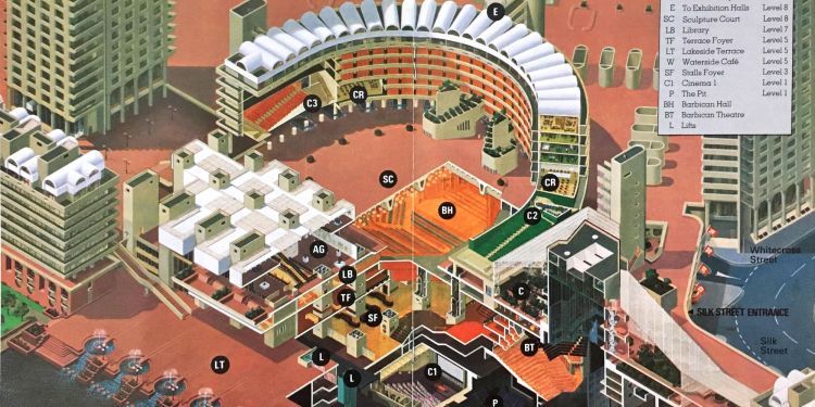 Original Map of the Barbican Site