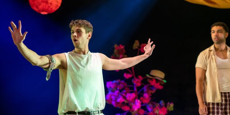 Actor performing in A Midsummer Night's Dream
