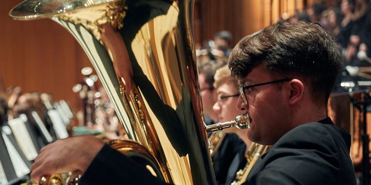 Tuba player