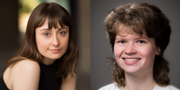 Production Arts and Acting Gold Medal winners Lois Pearson and Em Reeve