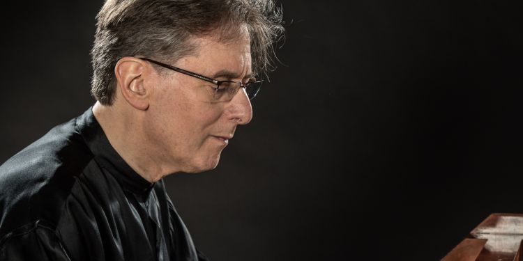 Pianist Robert Levin at keyboard