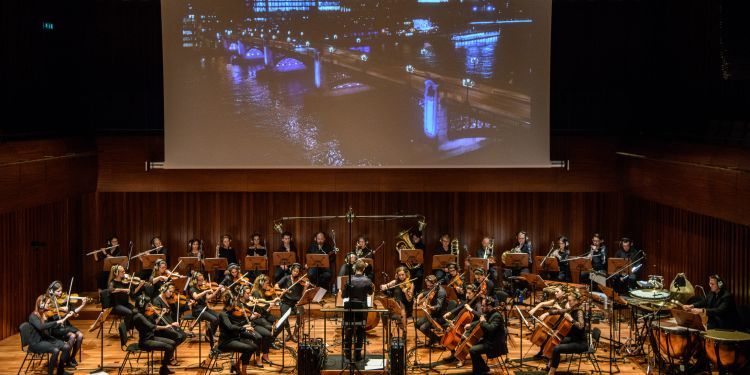 Concert photo from Illuminated River performance