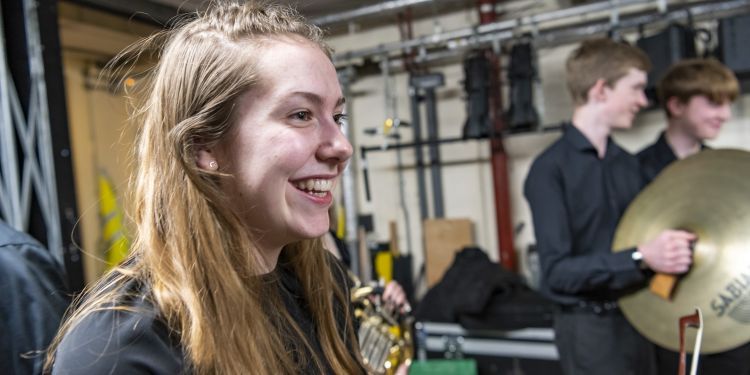 Image of student smiling