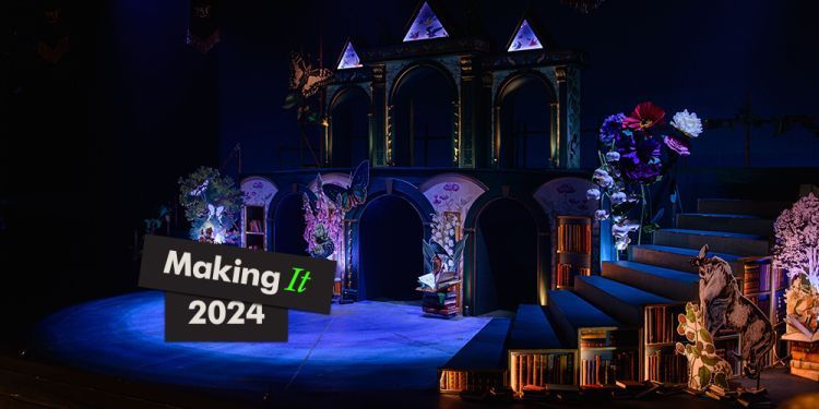 Set design on stage