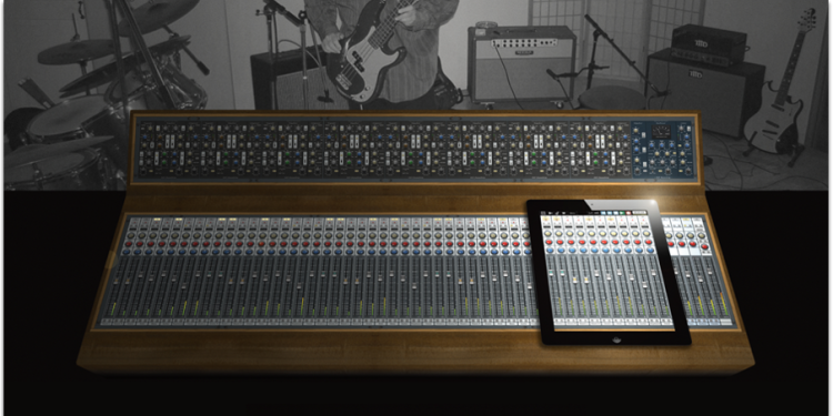 A sound desk and an ipad