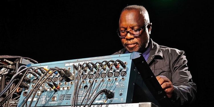 Mad Professor at electronic and produced music sound desk