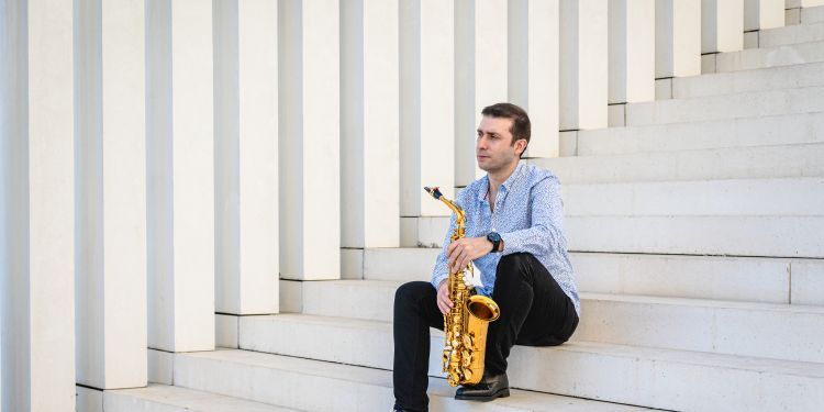 Saxophonist Ricardo Pires
