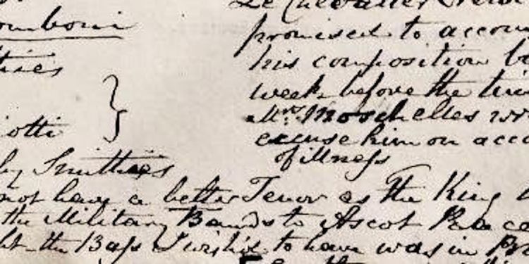 Cursive writing