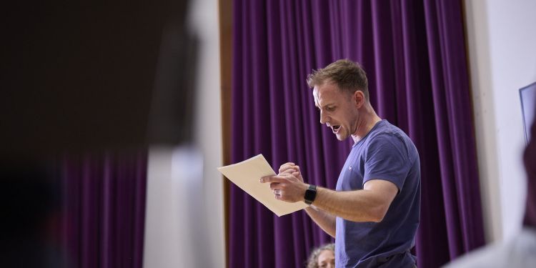 Short Courses - Summer Schools 2024 - Acting in an Accent - Participant delivering Monologue (Paul Cochrane)