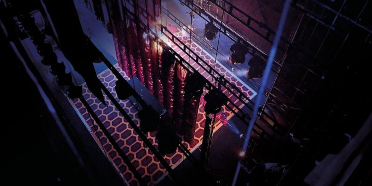 GradEx 2025 - shot of Milton Court Theatre looking from above
