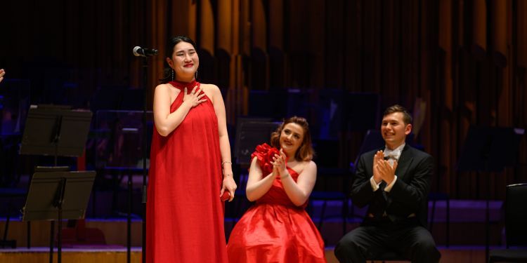 Gold Medal winner 2025 Seohyun Go with finalists Manon Ogwen Parry & Redmond Sanders