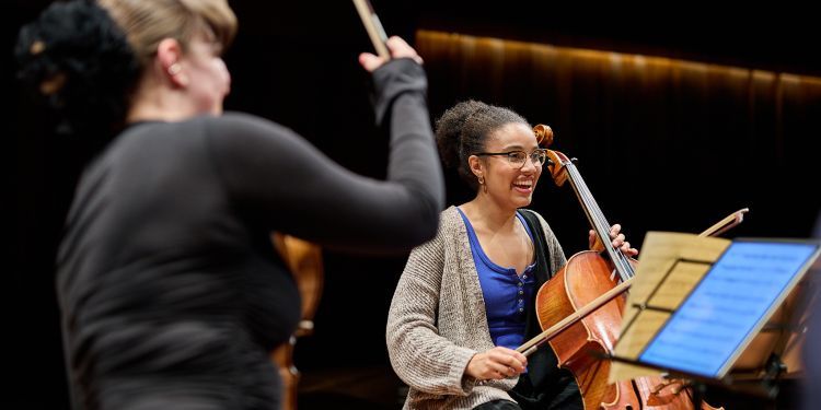Chamber Music festival rehearsals