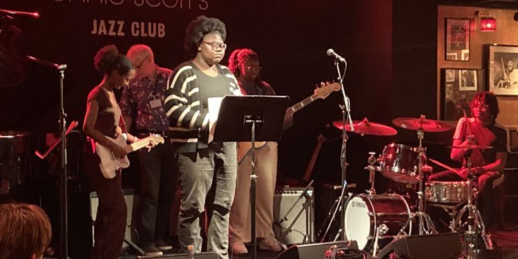 Young musicians performing at Ronnie Scotts