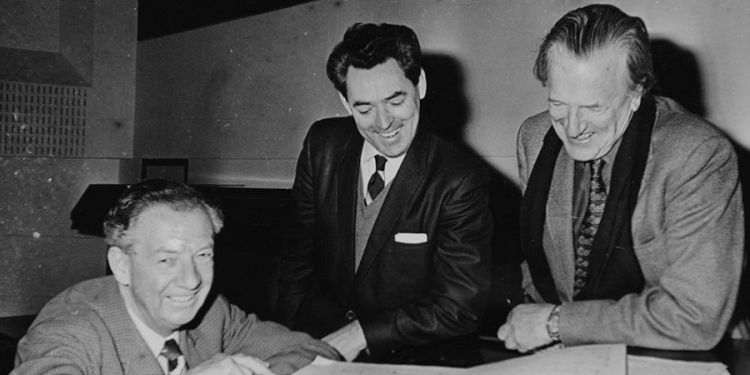 Benjamin Britten, Osian Ellis, Peter Pears