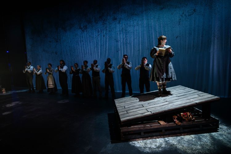 Djibril Ramsey, Anabella O'Gorman, Marianna Scott, Kaya Ulaşli, Sophia Roberts, V Lamon Gillies, Jeremy Mitchell, Ckristo Invida Kuwaha, Jordan Rhys, Adil Hassan and Bethany Wooding in the production of Jane Eyre