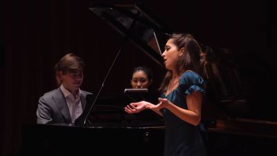 Singer and pianists perform in Milton Court Concert Hall