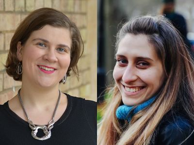 headshots of students smiling at camera