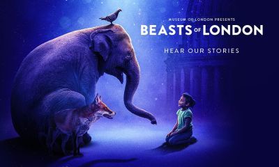 Beasts of London (image of animals with little girl looking at them)