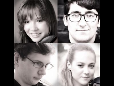 Members of the Accendo quartet