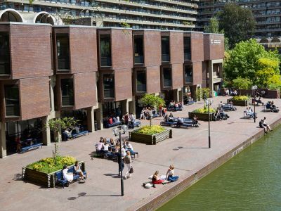 image of guildhall campus in the sun