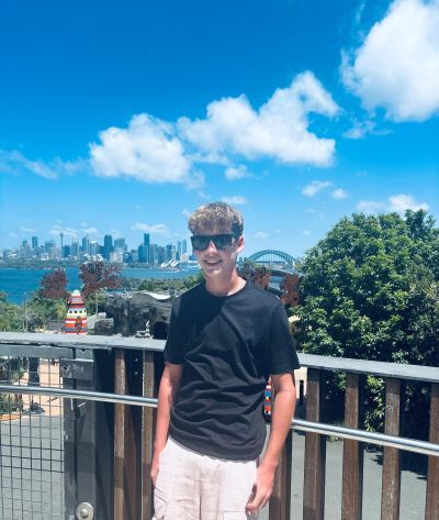 Toby on tour in Australia