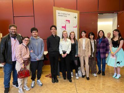 Group of students and teachers at the NOVA 2024 awards