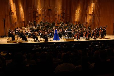 Karima El Demerdasch & Guildhall Symphony Orchestra performing HOLME