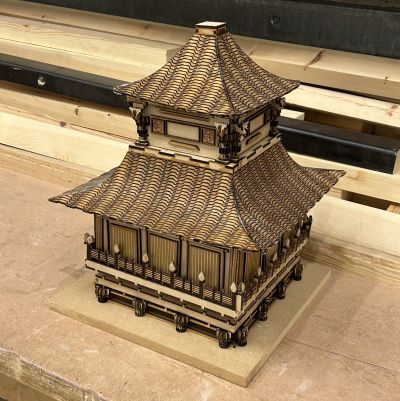 Design and Assembly of a 3D Puzzle of a traditional style Chinese house