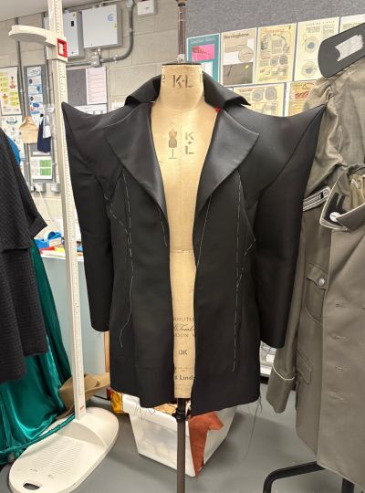 Tailored jacket made for Enron at GSMD - 2025