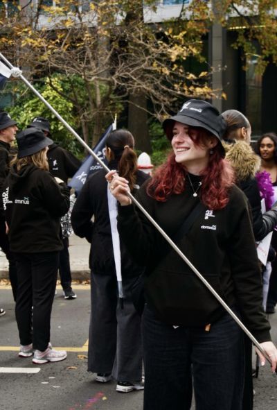 Eloise working in the Lady Mayor's Parade