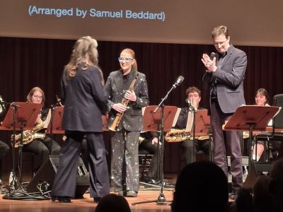 Jess Gillam presented with fellowship